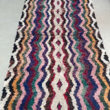 Moroccan boucherouite carpet