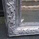 Large silver mirror Napoleon III