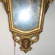 Louis XV style wall mirror in gilded wood, 19th century