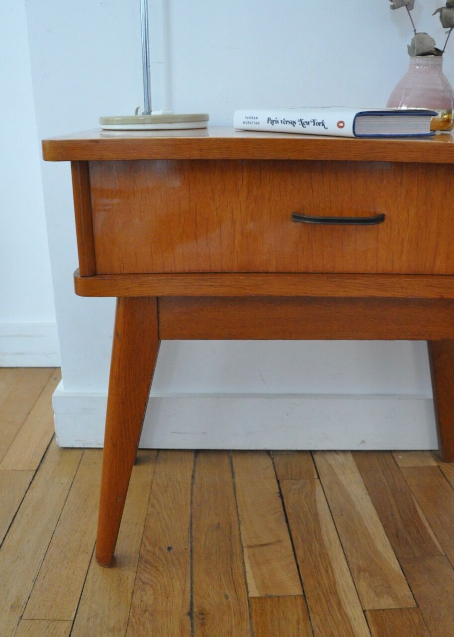 Vintage bedside table