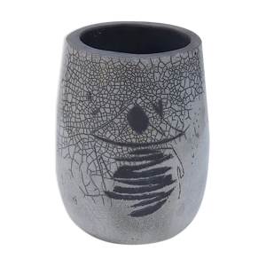 Vase Raku signé