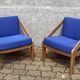 Paire de fauteuils années 70