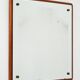 Scandinavian square teak mirror from the 1960s–70s