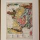 Old geological France map - 1930