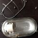 Industrial style porthole wall light / vintage 60s-70s