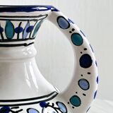 Small hand-painted North African style vase.