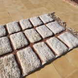 Handmade wool hallway rug, size 75 x 300 cm