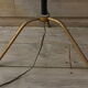 Floor lamp brass lacquered metal 1950