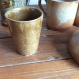 Set of stoneware cups