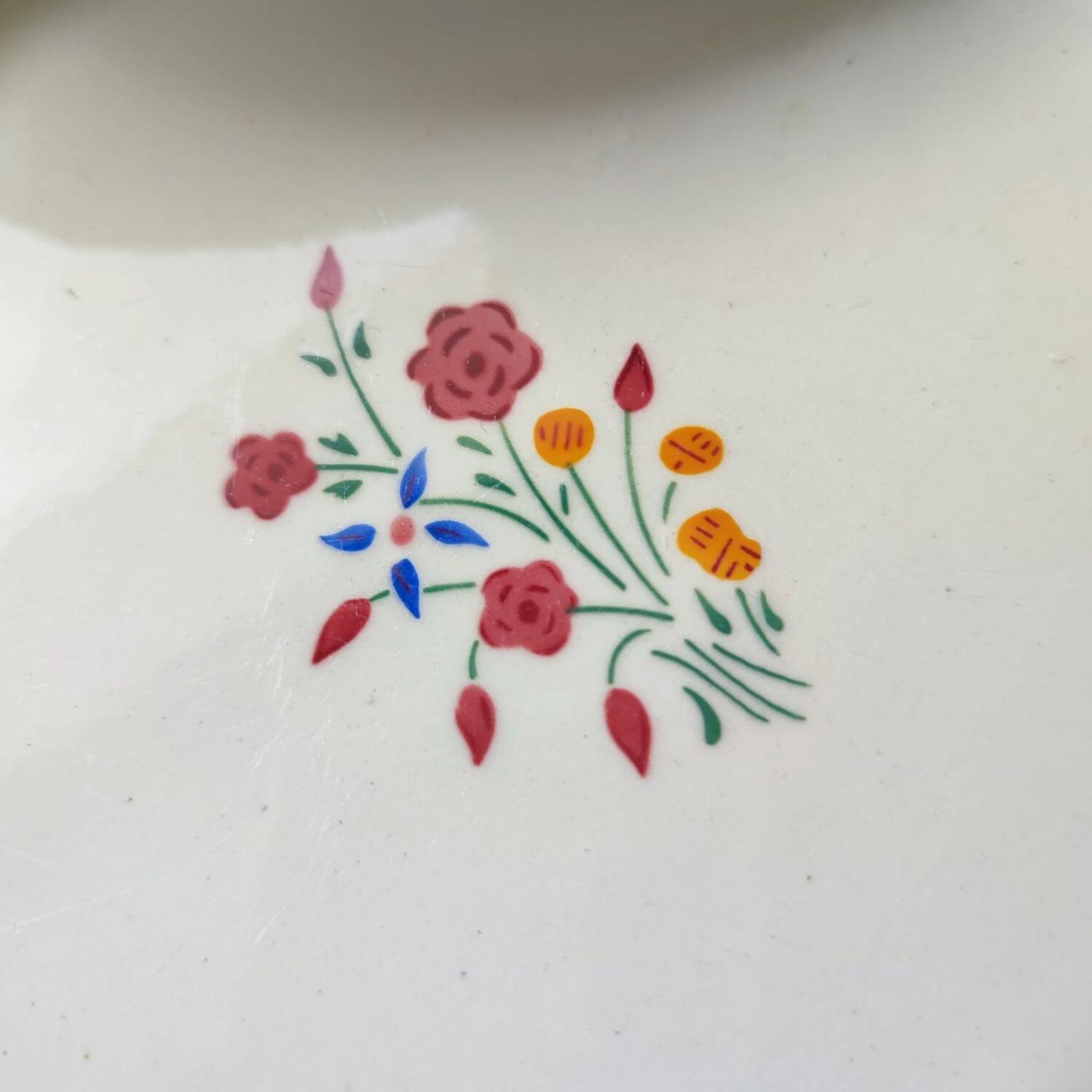Set of 5 HBCM dessert plates, Marlaine model