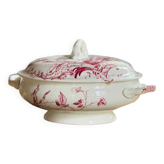 Old vintage tureen Terre de Fer