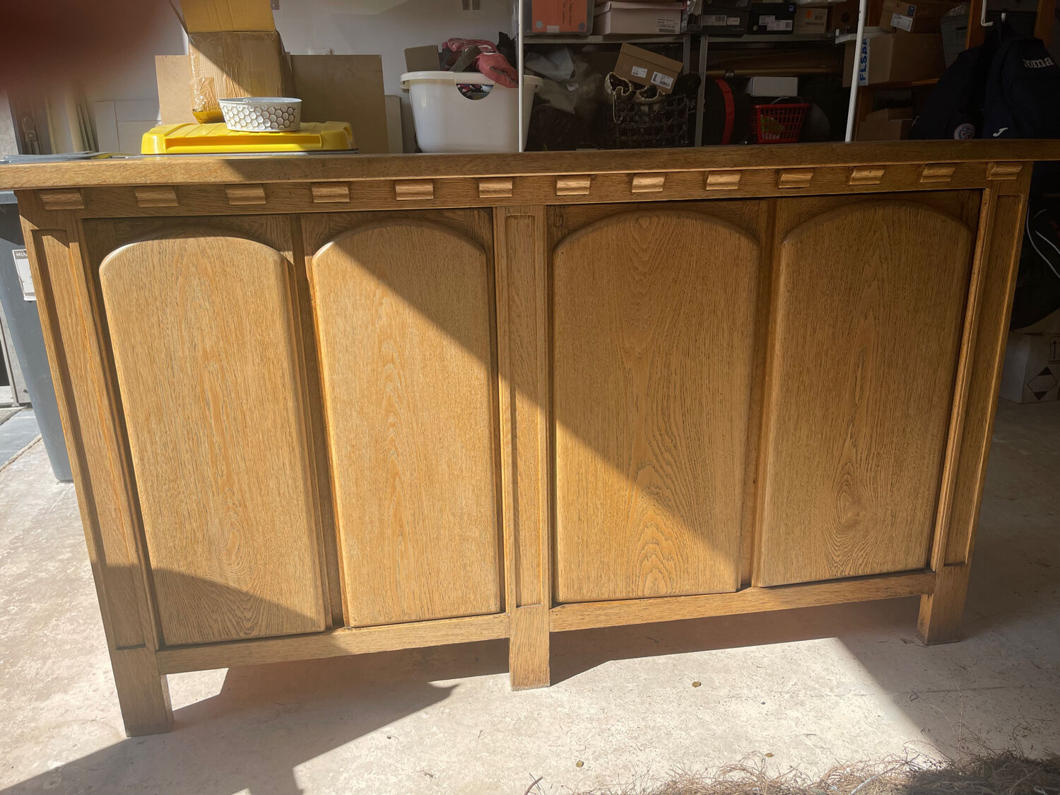 Solid wood sideboard