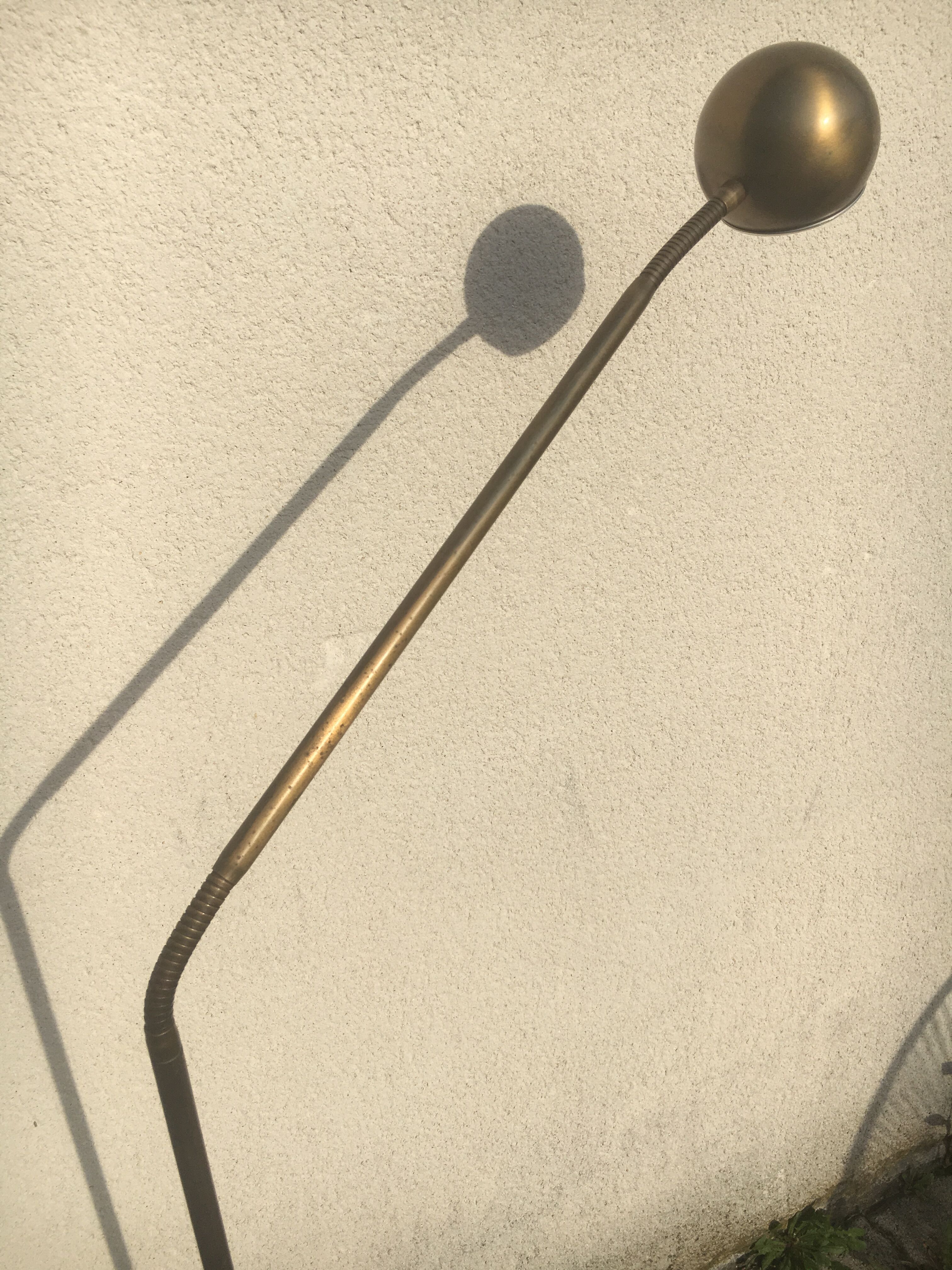 Steel and vintage brass reader