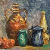 Peinture de nature morte italienne de style impressionniste