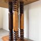 Dudouyt Courtray oak art deco console table