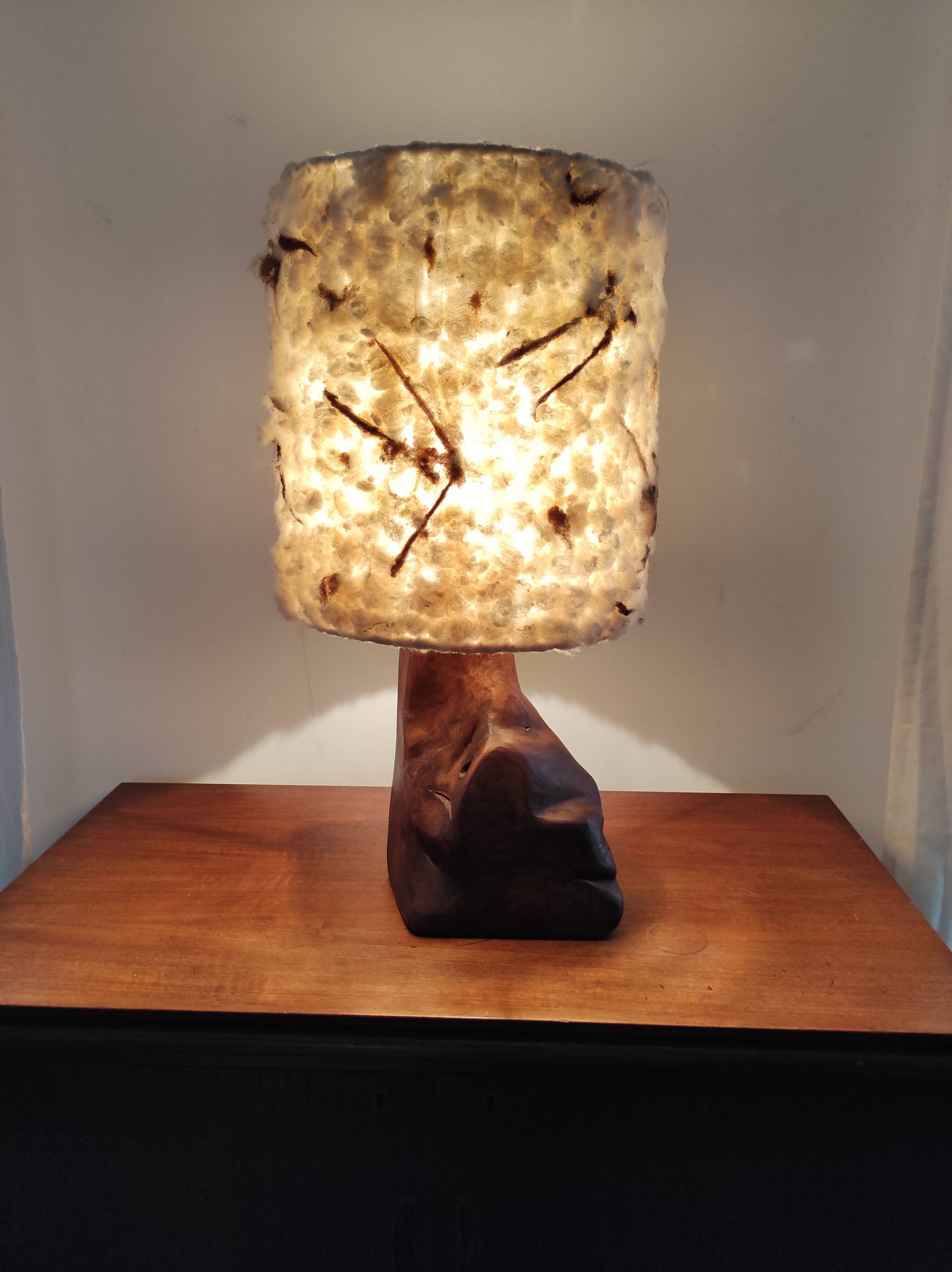 Richard Lecompte Wood Lamp