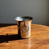 Small flared champagne bucket with 2 loops H20.5