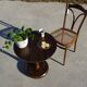 Solid wood pedestal table, Ø60cm