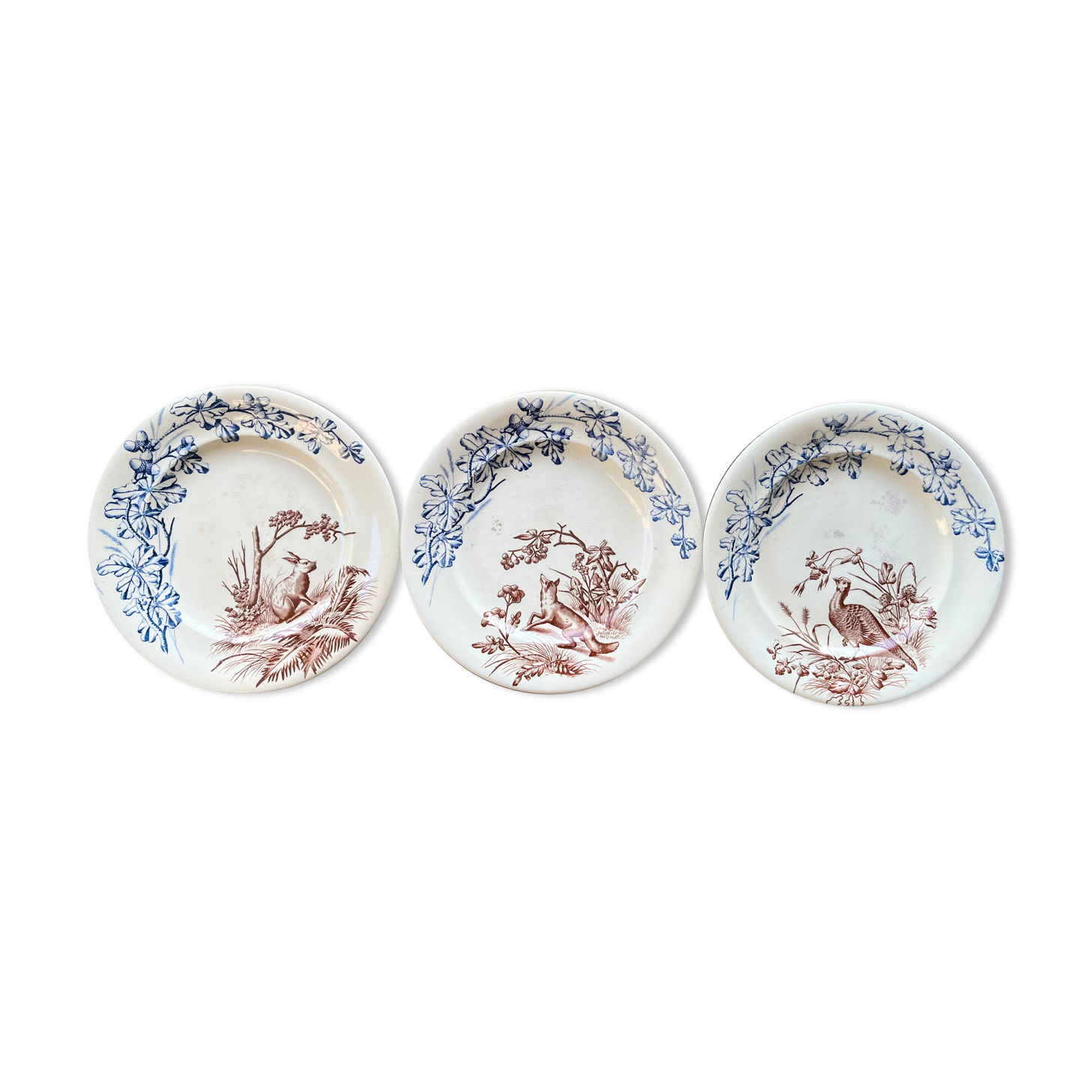 Set number 2 of 3 plates Terre de fer Clairefontaine