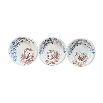 Set number 2 of 3 plates Terre de fer Clairefontaine