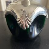 1970s chrome and glass carafe