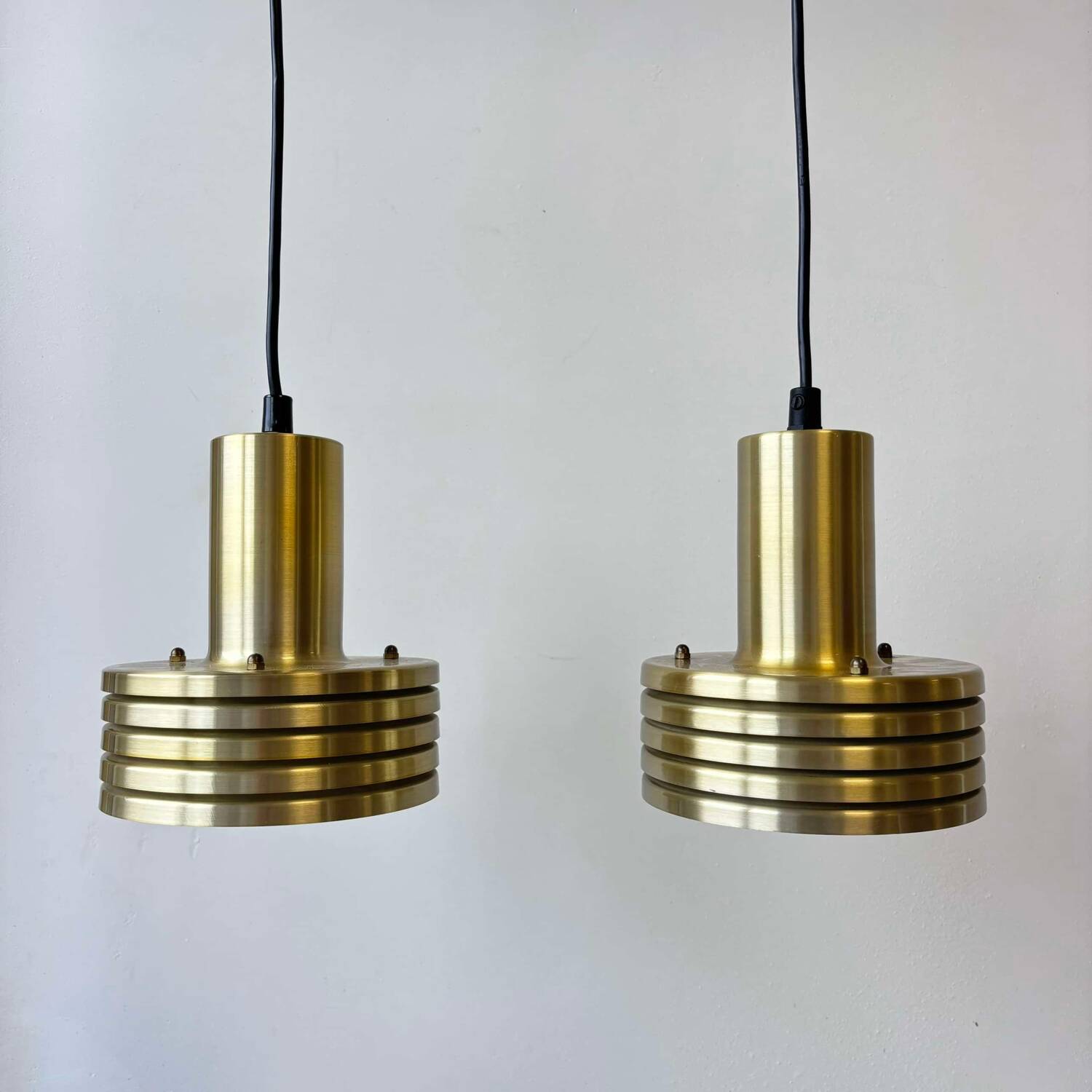 Set vintage pendant lamps Frandsen