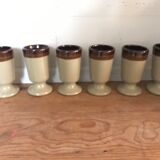 Ensemble de 4 mugs mazagran en grès