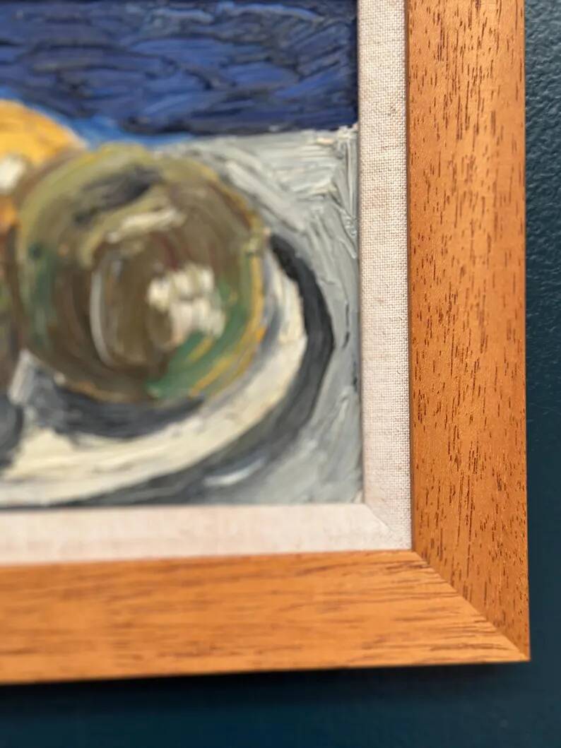 Original Swedish Oil on Panel – “Still Life” by Göran Brunius (1911–2005) – Signed