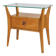 Gio Ponti bedside table in maple and walnut, La Permanente Mobili Cantù, 1940s