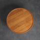 Table basse ronde en teck moderne scandinave, Danemark, années 1960