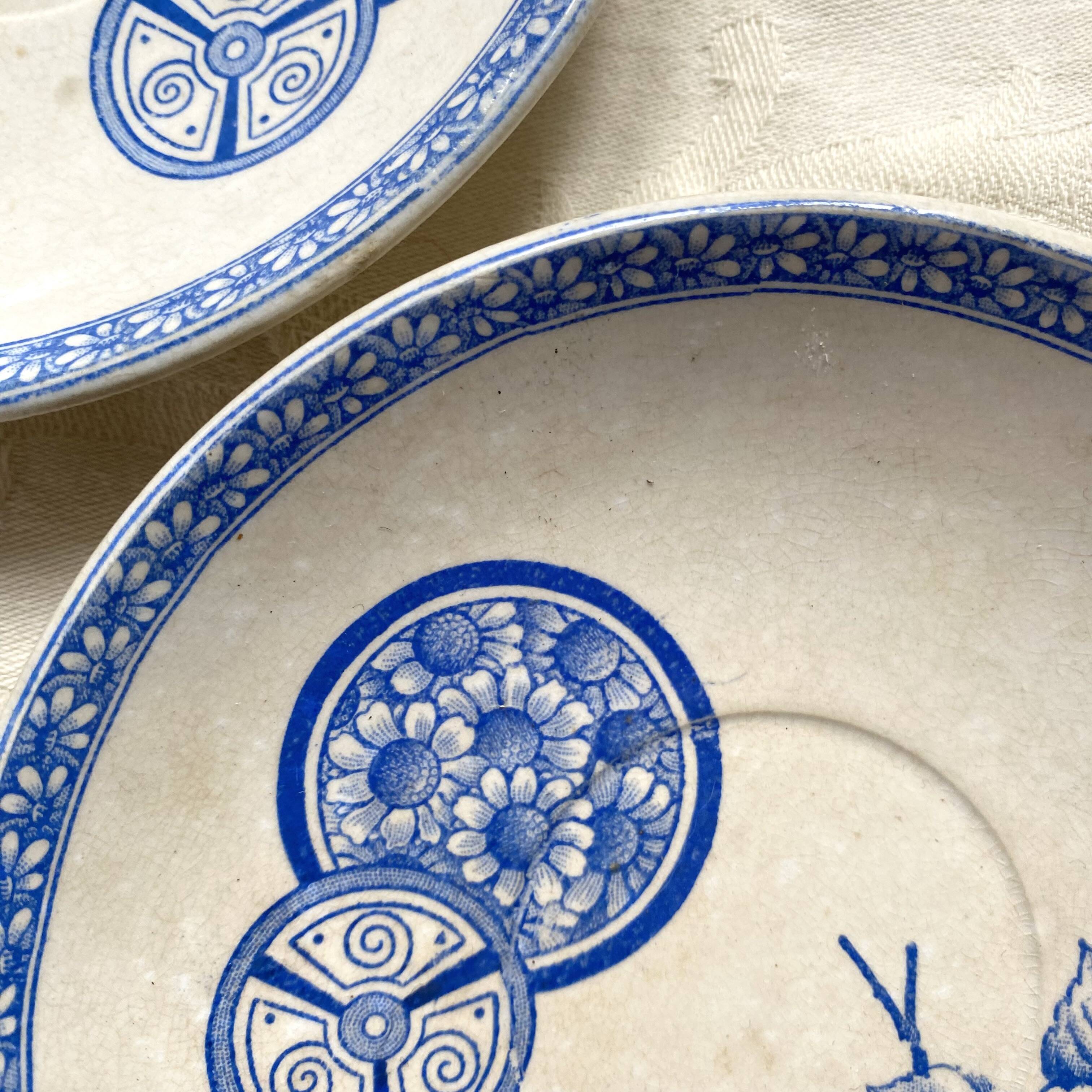 Earthenware saucers or coasters