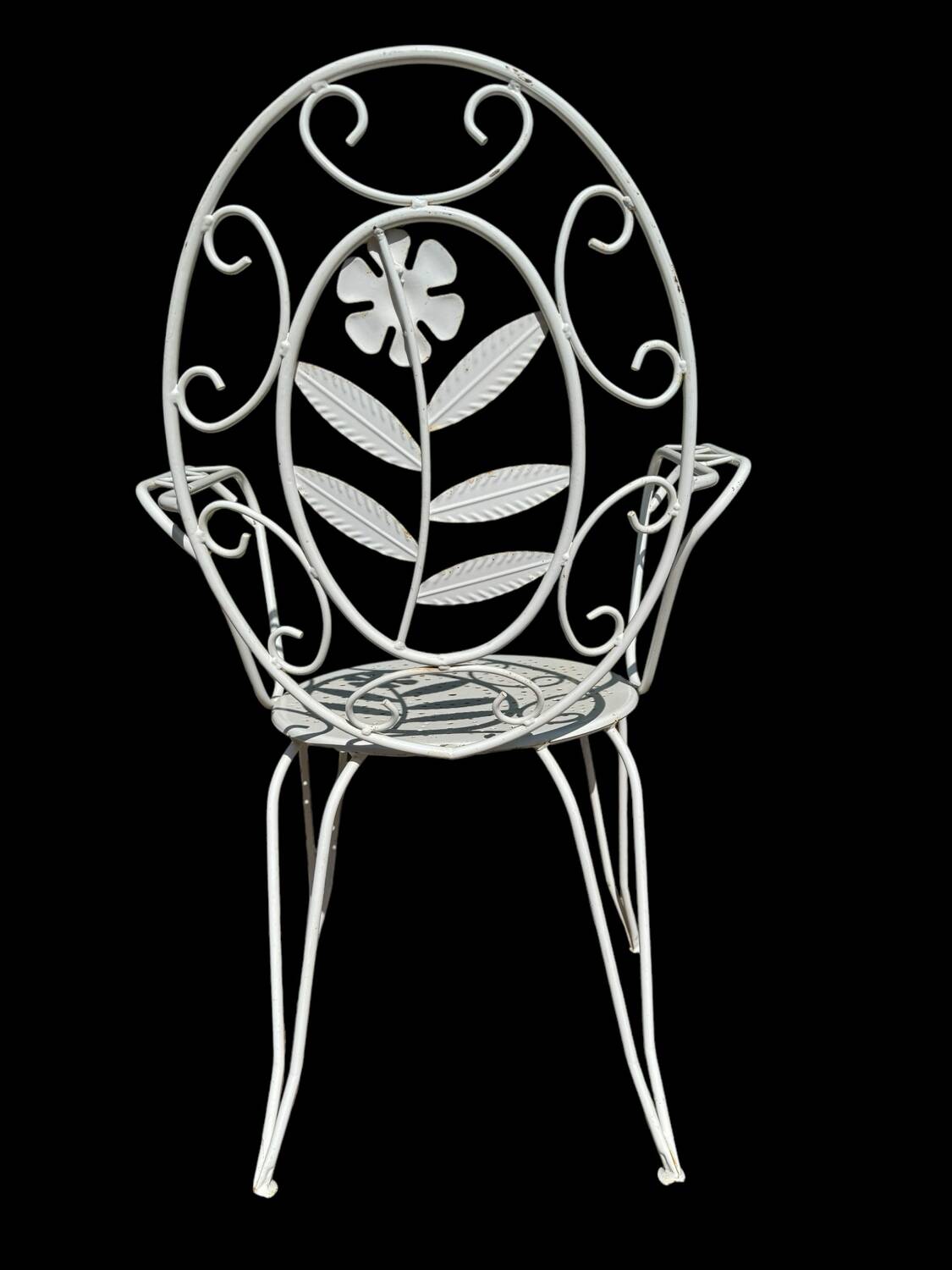Fauteuils en fer forgé provençal des années 60, set de 6