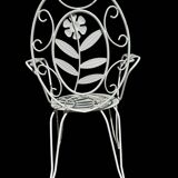 Fauteuils en fer forgé provençal des années 60, set de 6