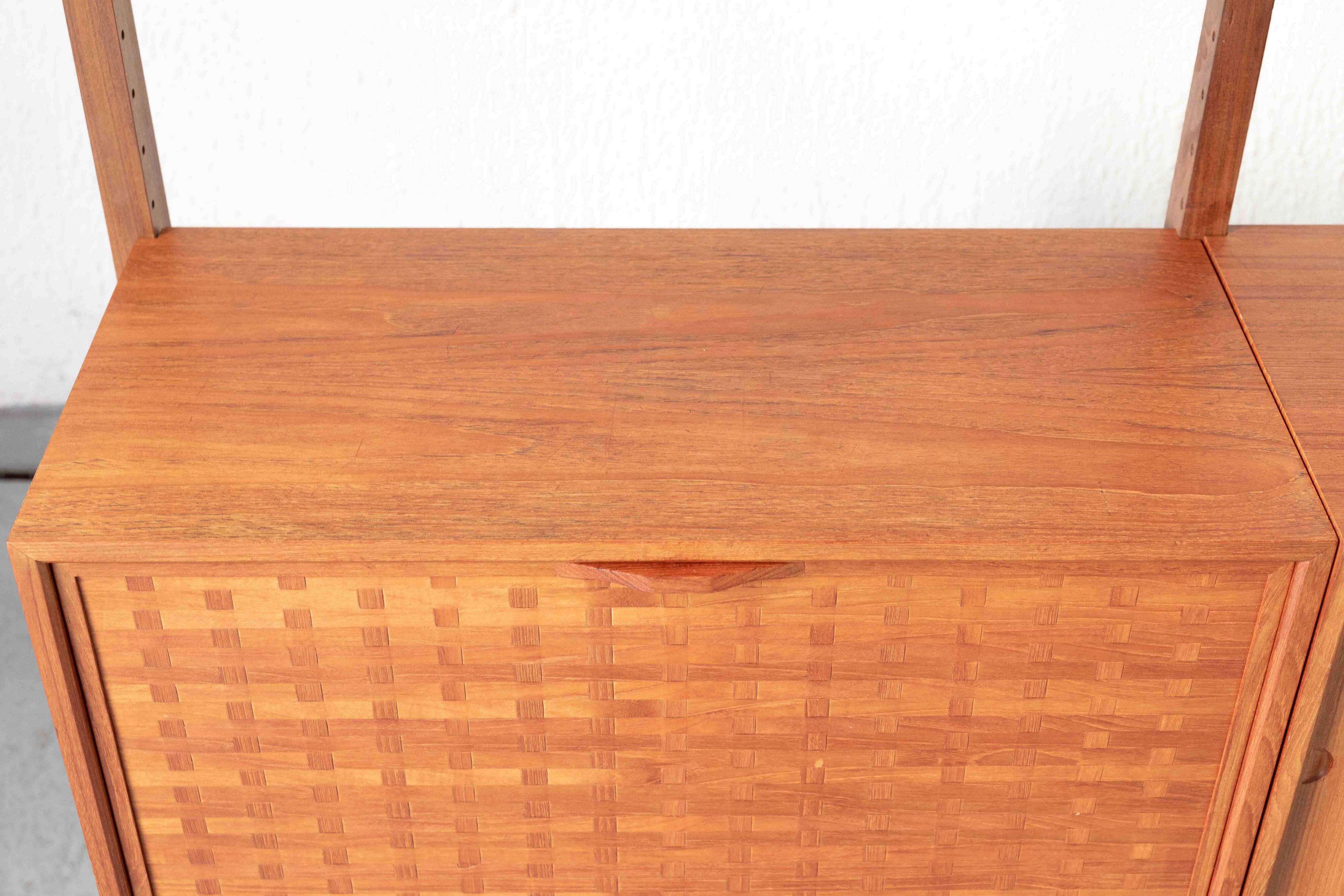 Freestanding wall unit by P. Cadovius, Denmark, 1960's