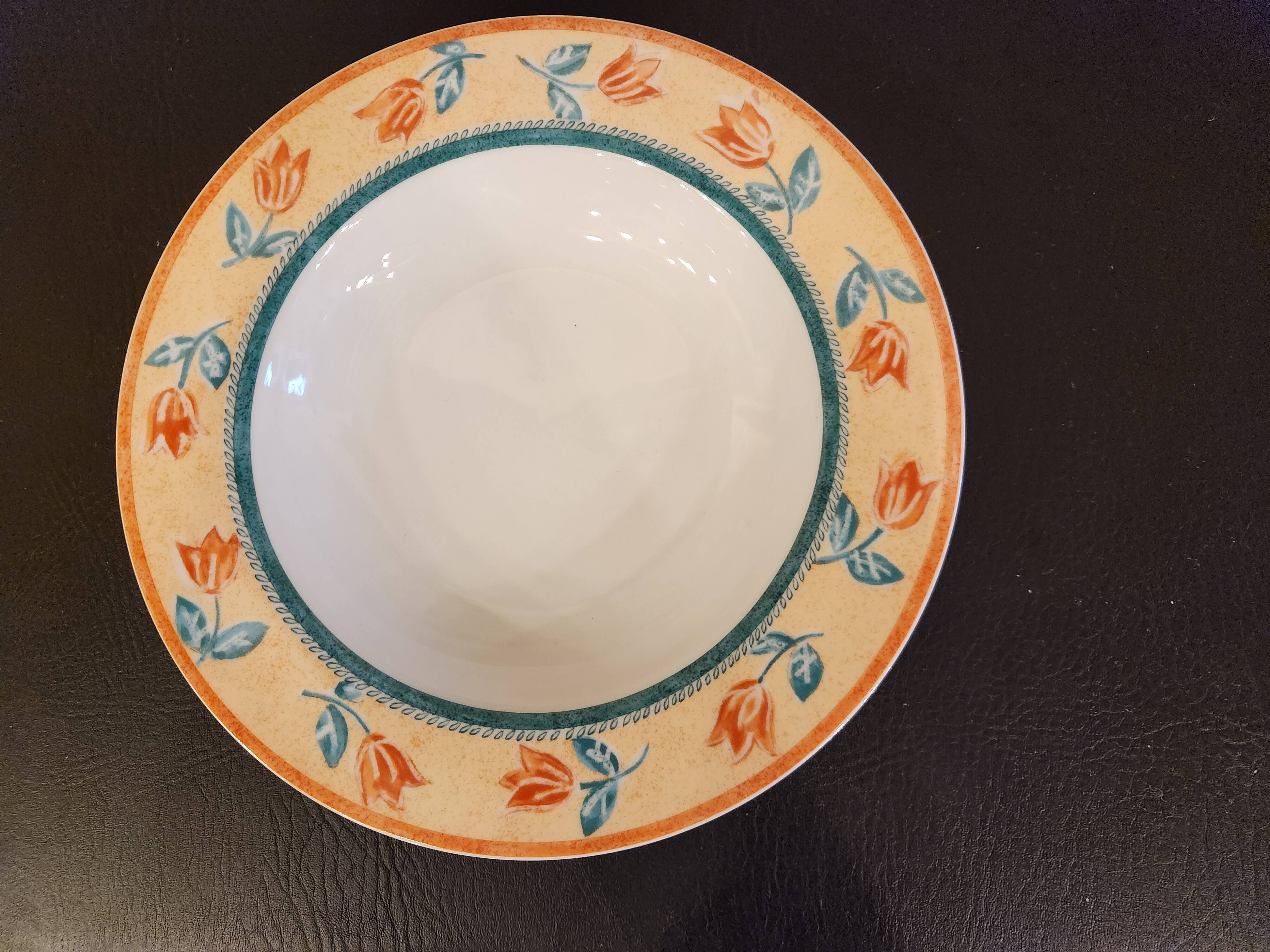 Lot de 6 assiettes creuses vintage - Collection Gallery