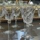 Series of 11 Sèvres crystal wine glasses Niagara model of the 1950s