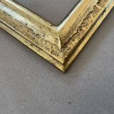 Small golden frame with old keys 10x12cm