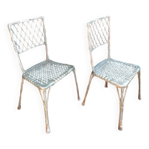 2 chaises bistrot vintage