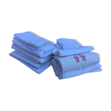 Set of 6 antique sheets