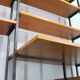 1970s Italian teak shelves unit with desk