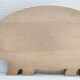 Deux planches à découper poisson cochon bois vintage