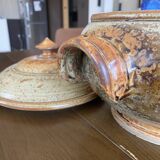 Handcrafted stoneware soup tureen – Potter's work – Jean-Pierre Prud'homme