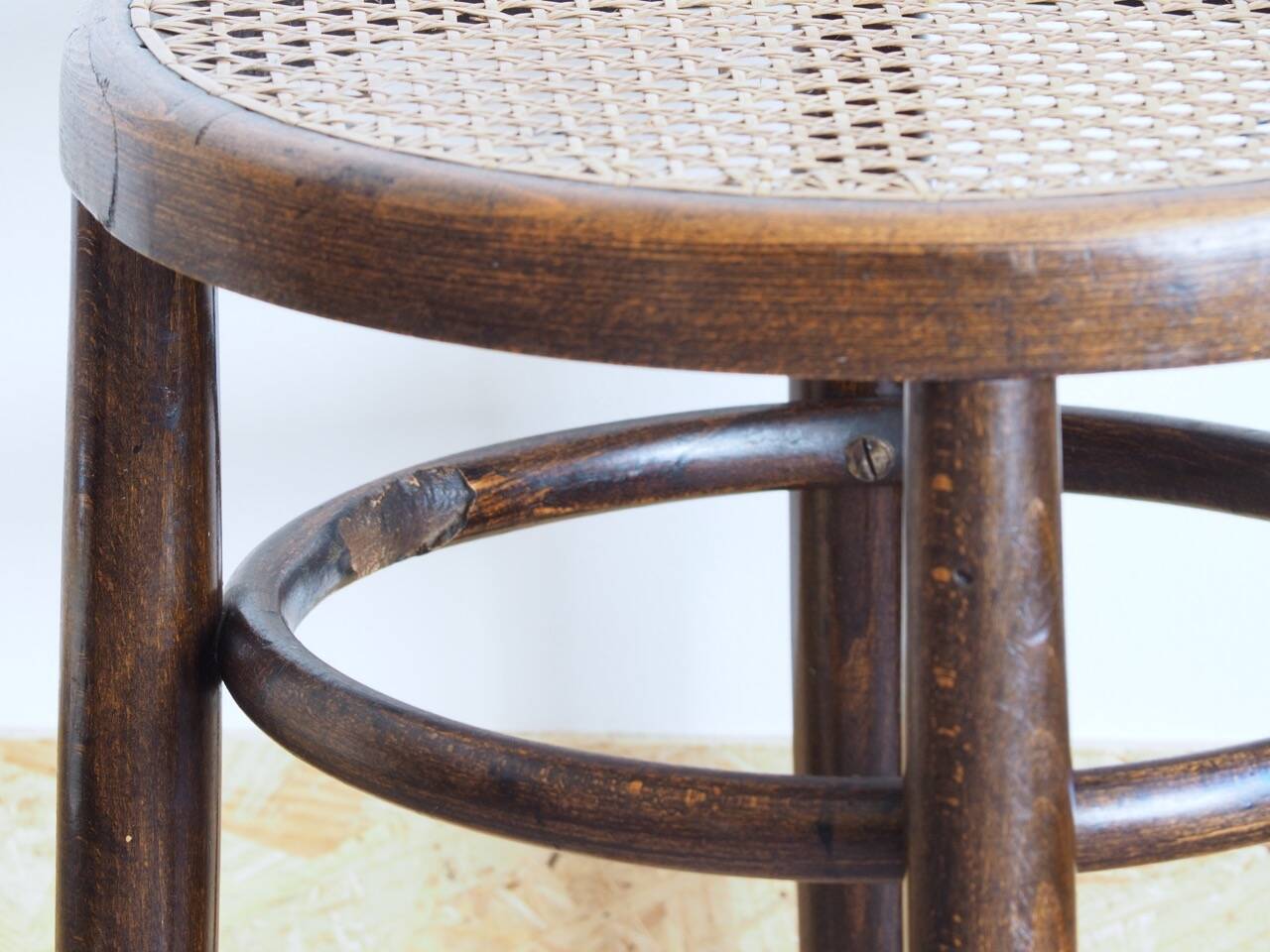 FISCHEL high cane bar stool