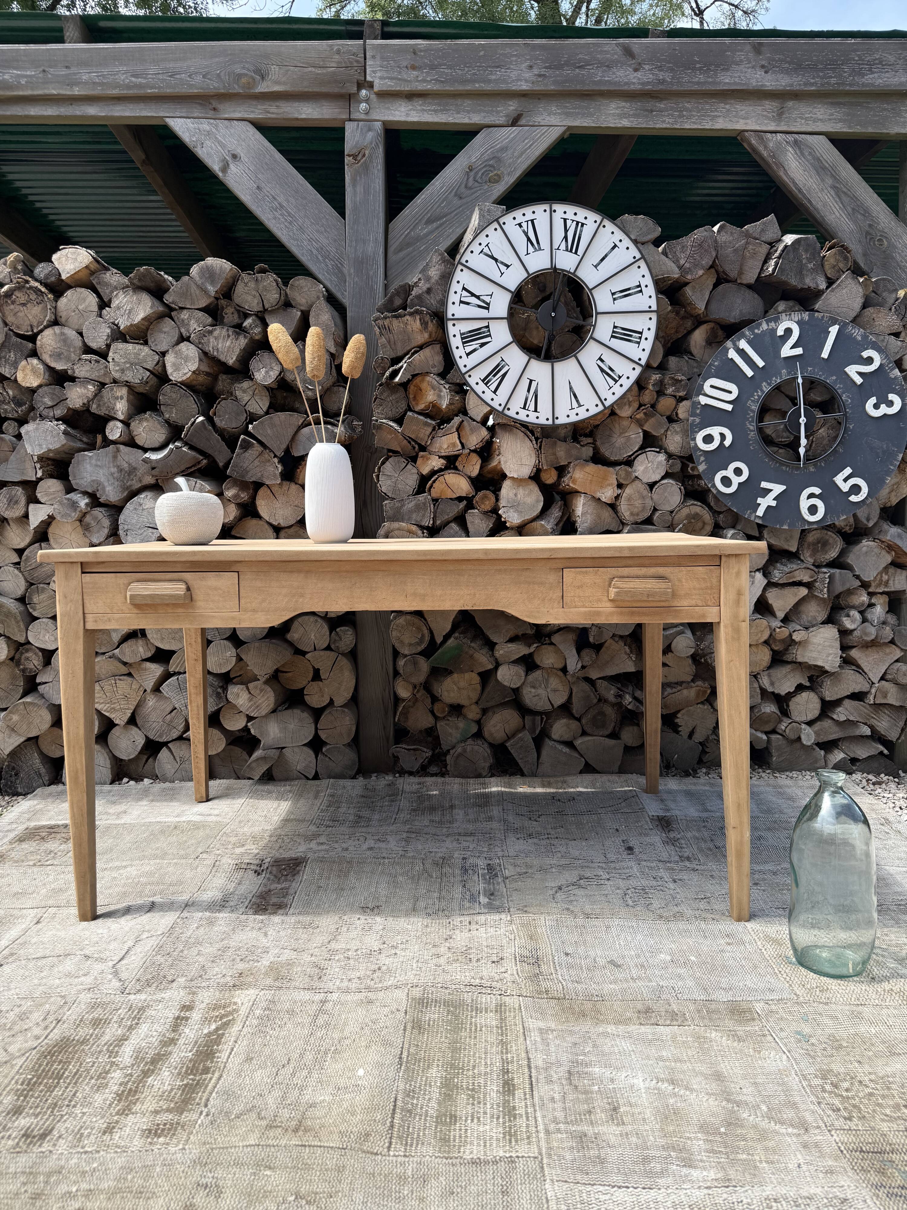 Antique solid desk