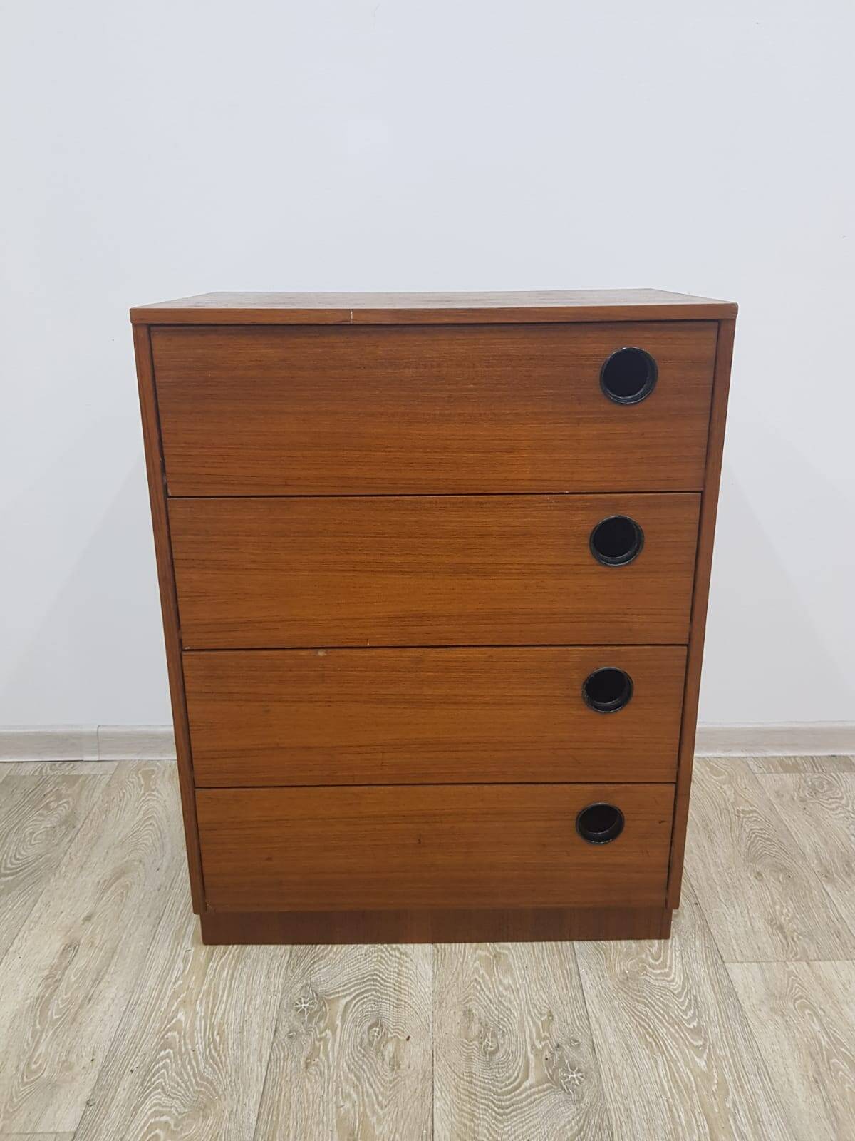 Vintage Teak shoe cabinet, Denmark, 1950s.