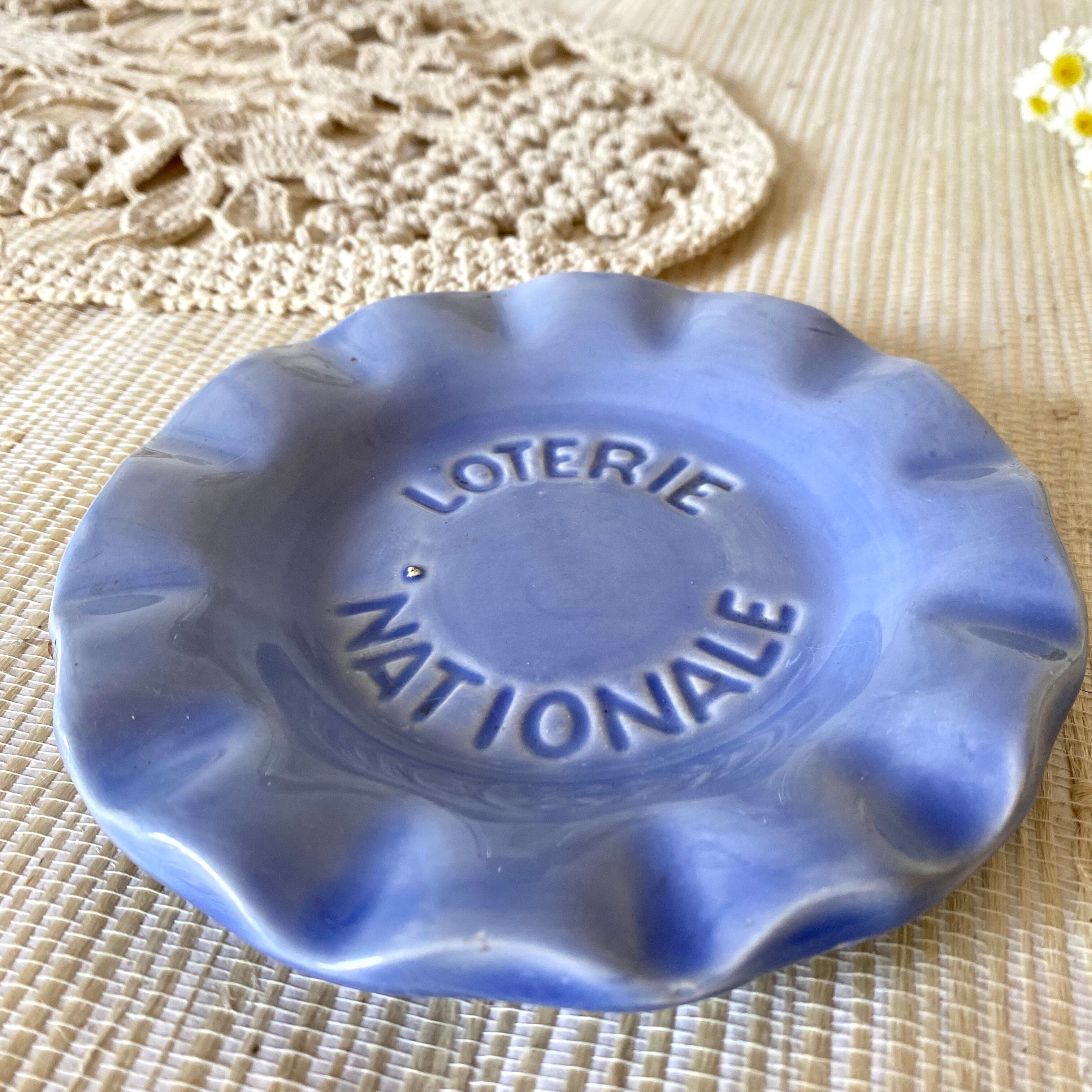 National Lottery advertising ashtray