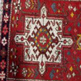 Handmade antique Persian Karajeh rug 2.2' x 4.1' (68cm x 126cm) 1930s - 1C1155