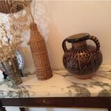 Console tray white marble