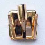 Set of 2 Florence, elegant Murano wall light transparent leaves, 1970