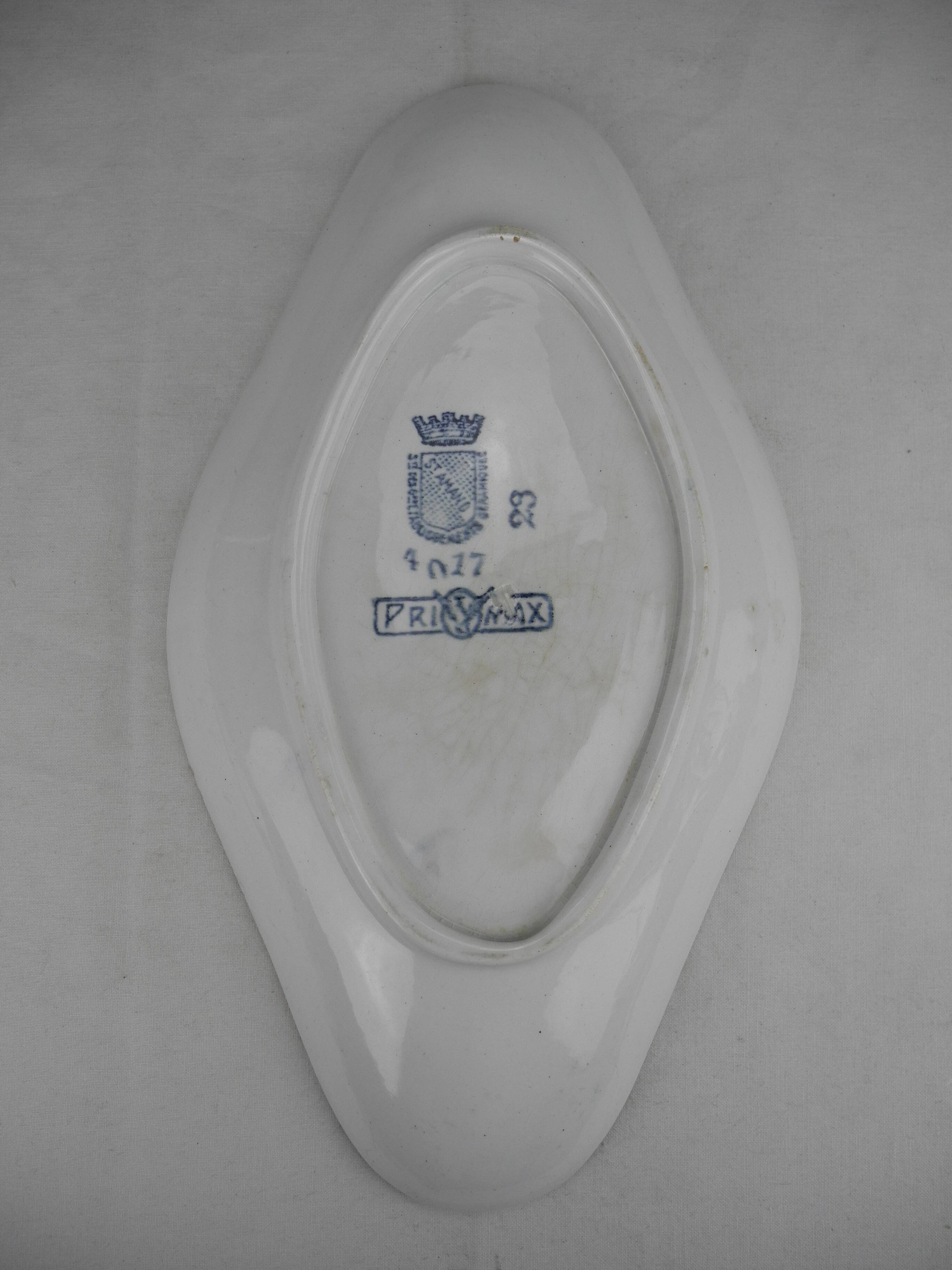 Old st amand primax antique french dish 30s